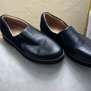 Naturalizer Black Leather Flats